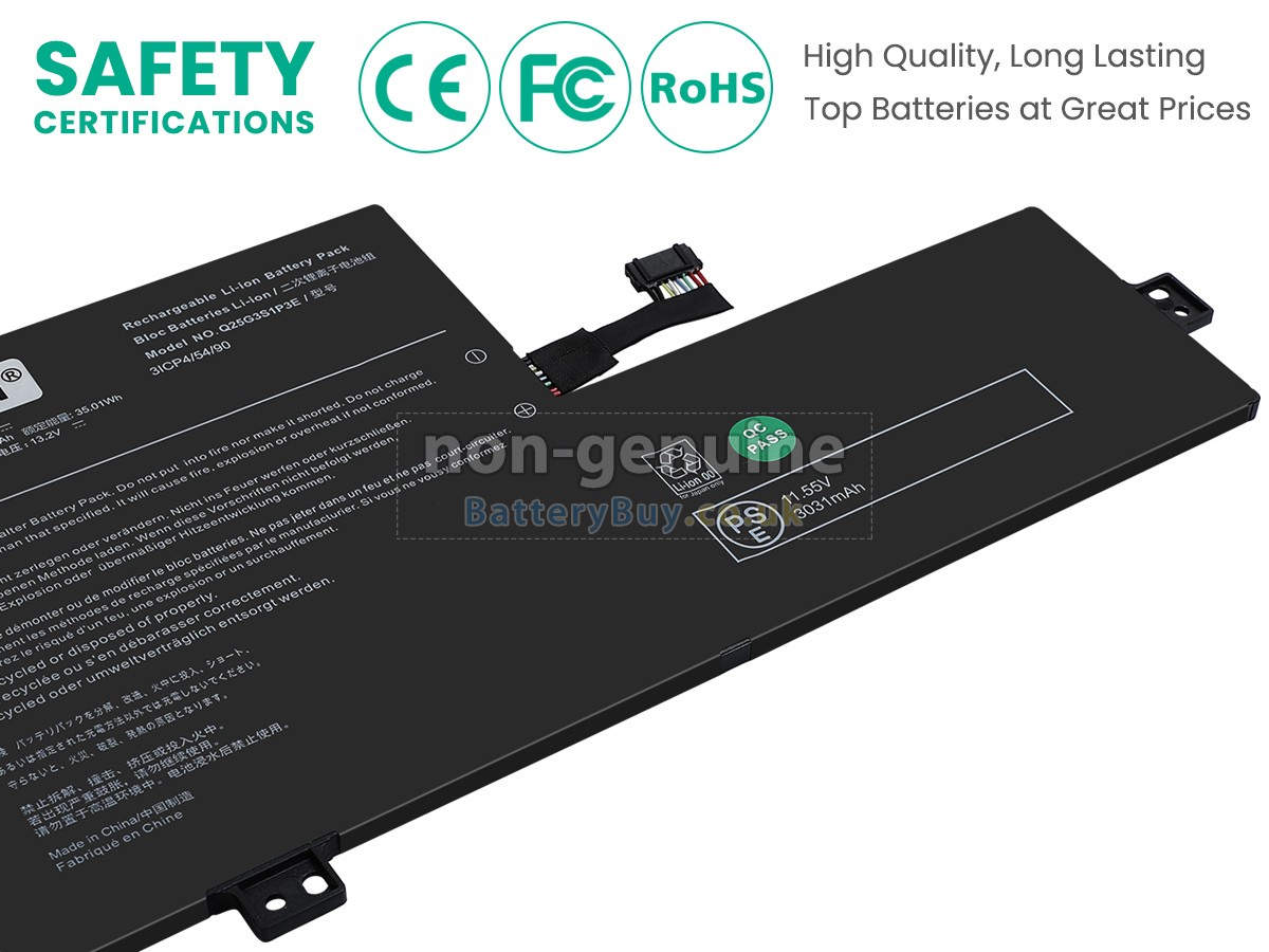 replacement battery for AolsteCell Q25G3S1P3E
