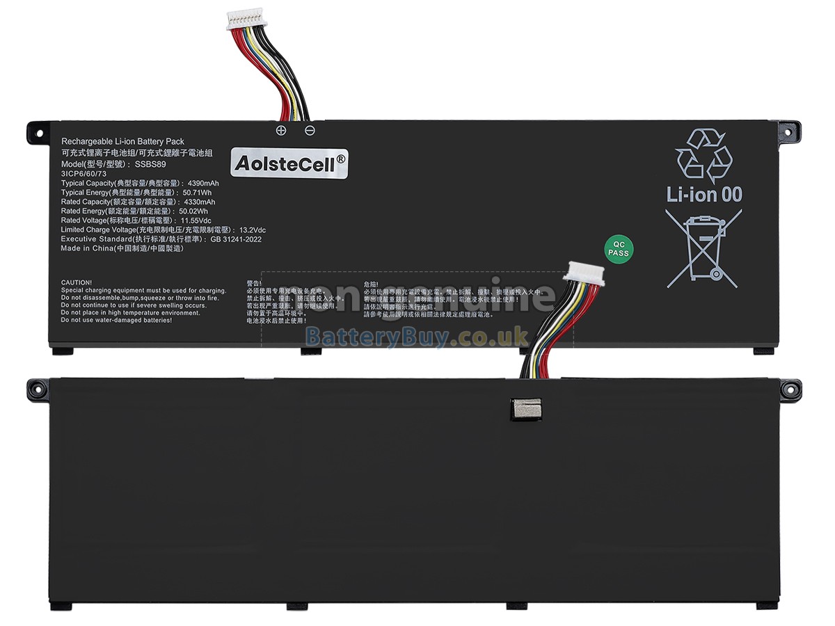 replacement battery for AolsteCell SSBS89