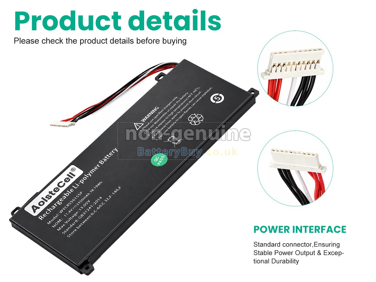 Replacement Battery for AolsteCell SMARTBOOK PRO M-SBP14I5
