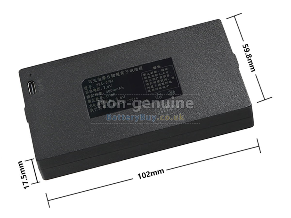 replacement battery for AolsteCell ZNS-09B2