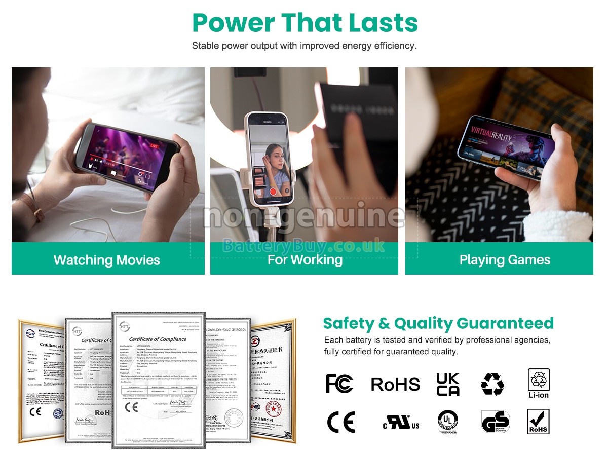 Replacement Battery for Apple IPHONE 13