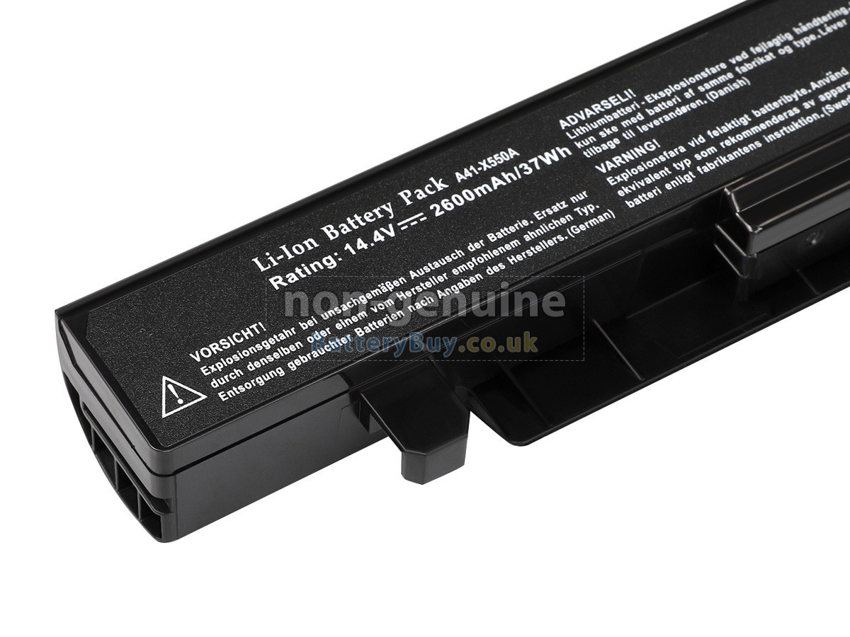 replacement battery for Asus X450LDV