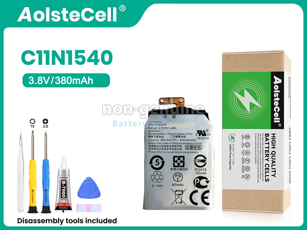 replacement battery for Asus C11N1540