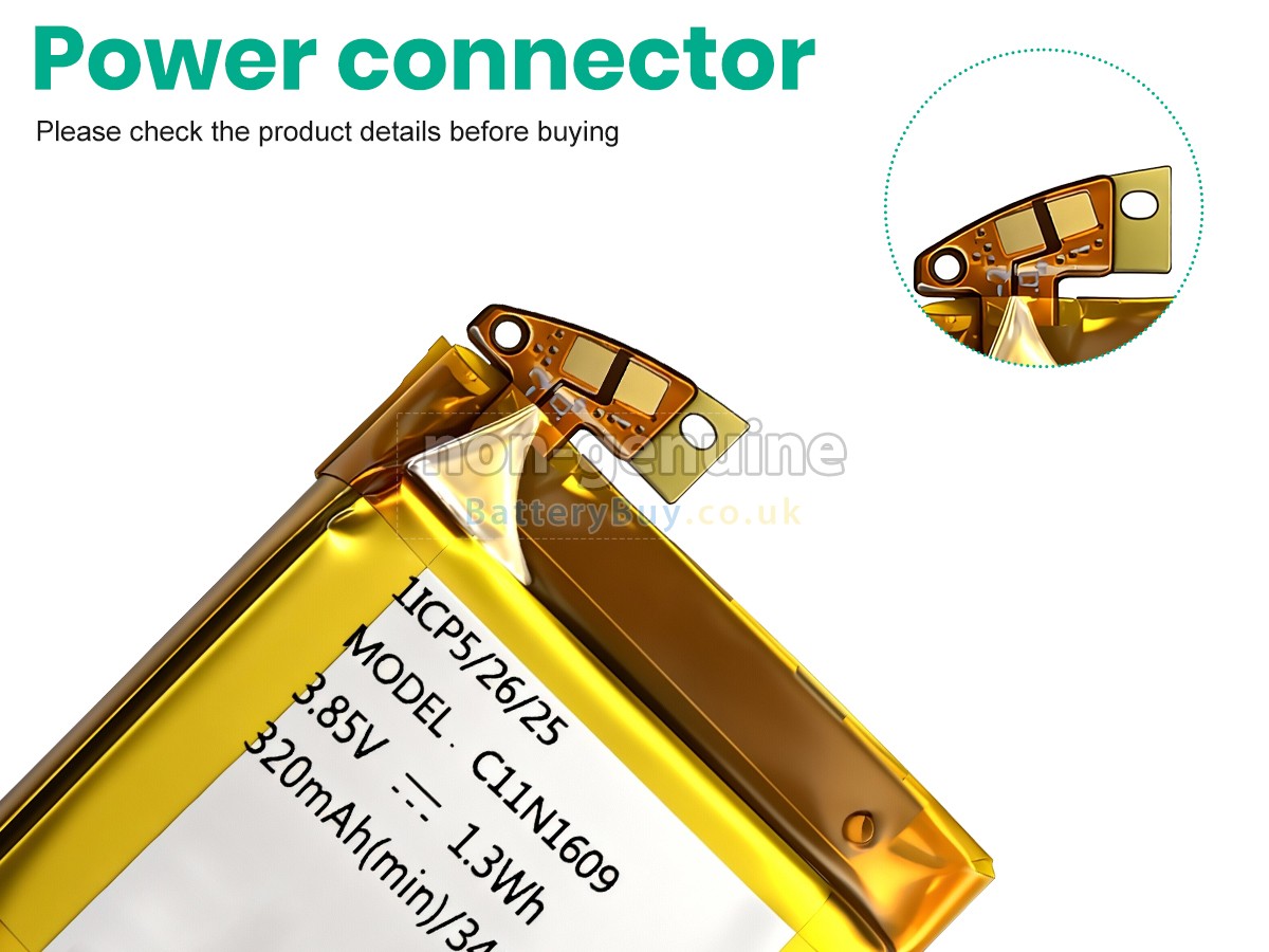 replacement battery for Asus C11N1609