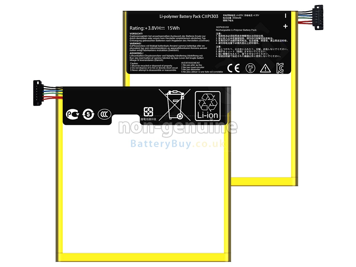 replacement battery for Asus K008