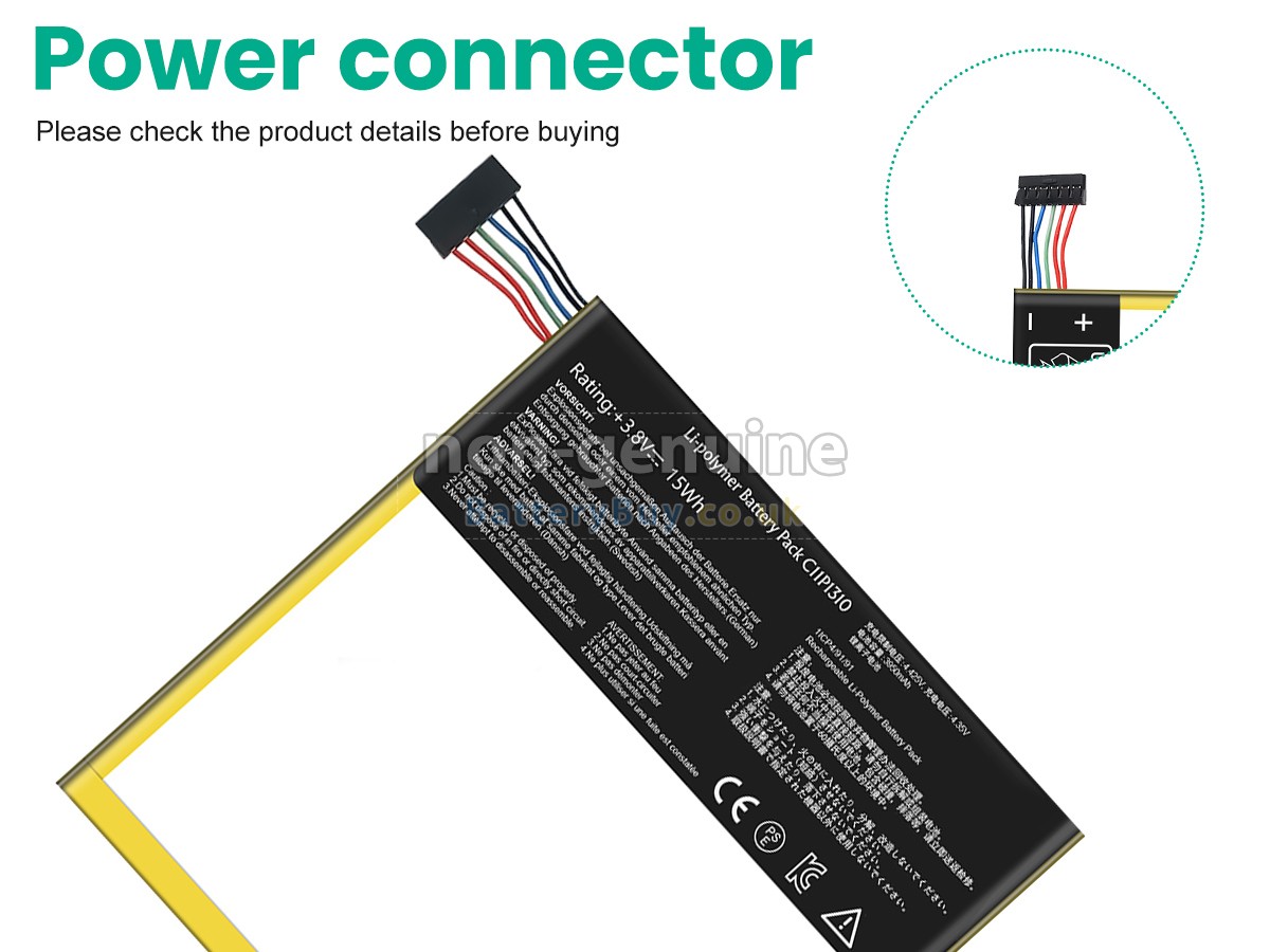 replacement battery for Asus PadFONE 7