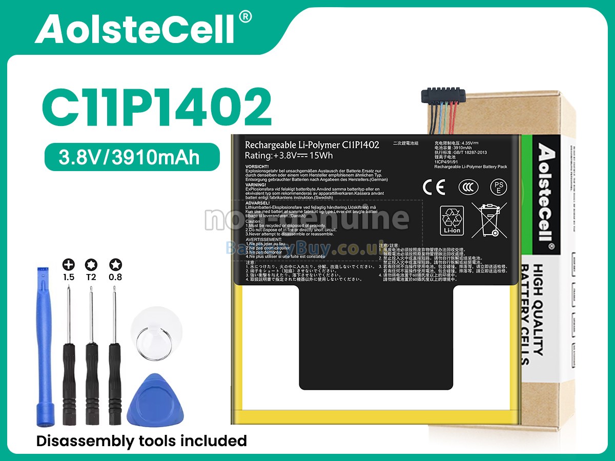 replacement battery for Asus C11P1402