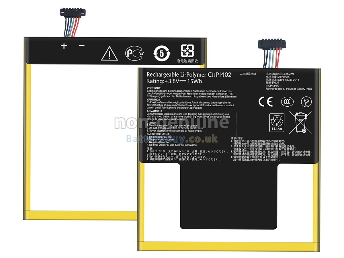 replacement battery for Asus C11P1402