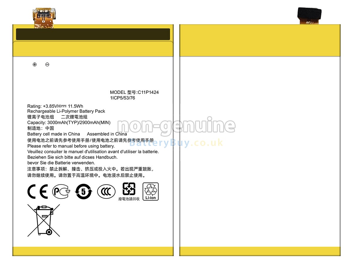 Replacement Battery for Asus Z00A