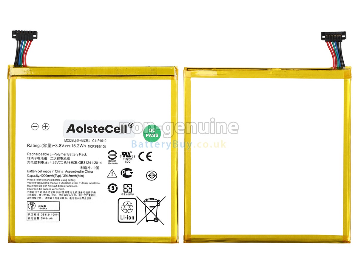 replacement battery for Asus ZENPad S 8.0 Z580CA-C1-BK