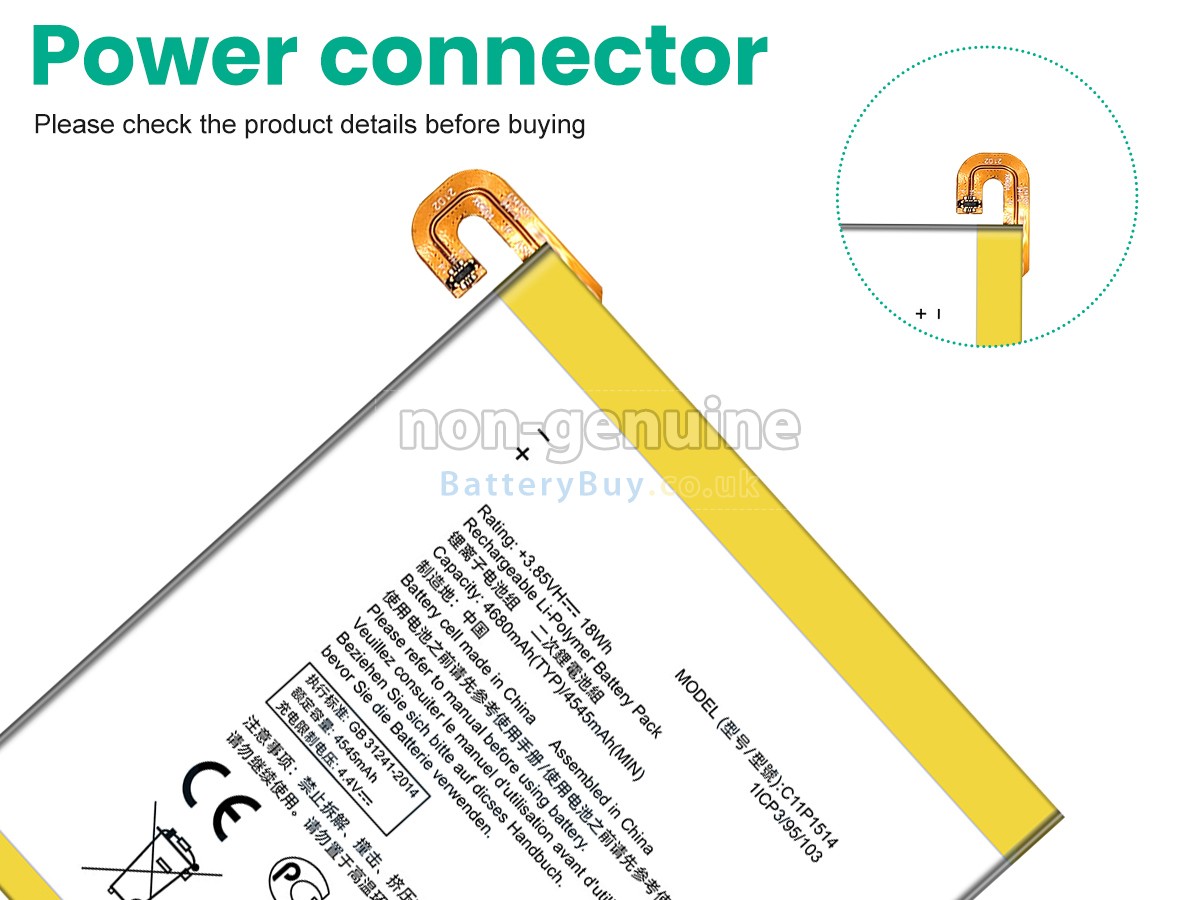 Replacement Battery for Asus ZENPad 3 8.0