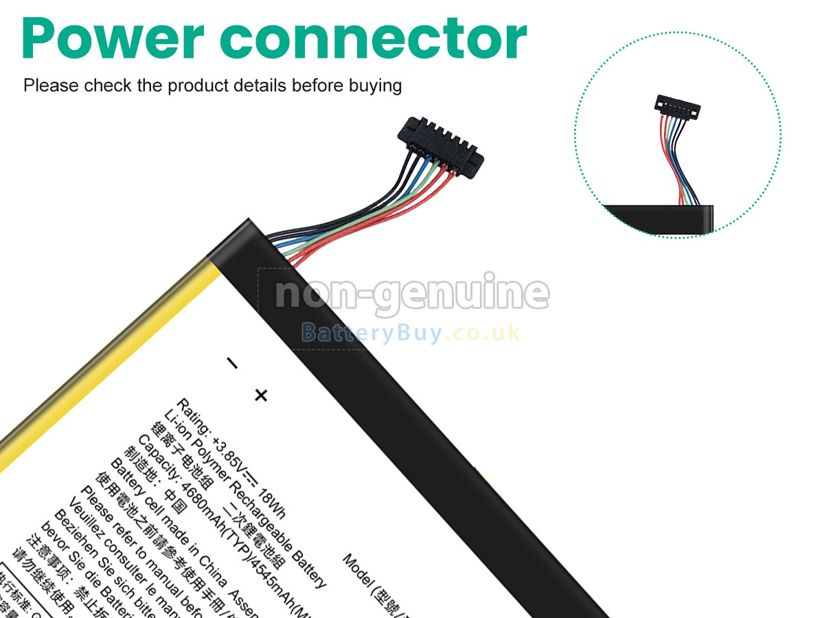 Replacement Battery for Asus C11P1517