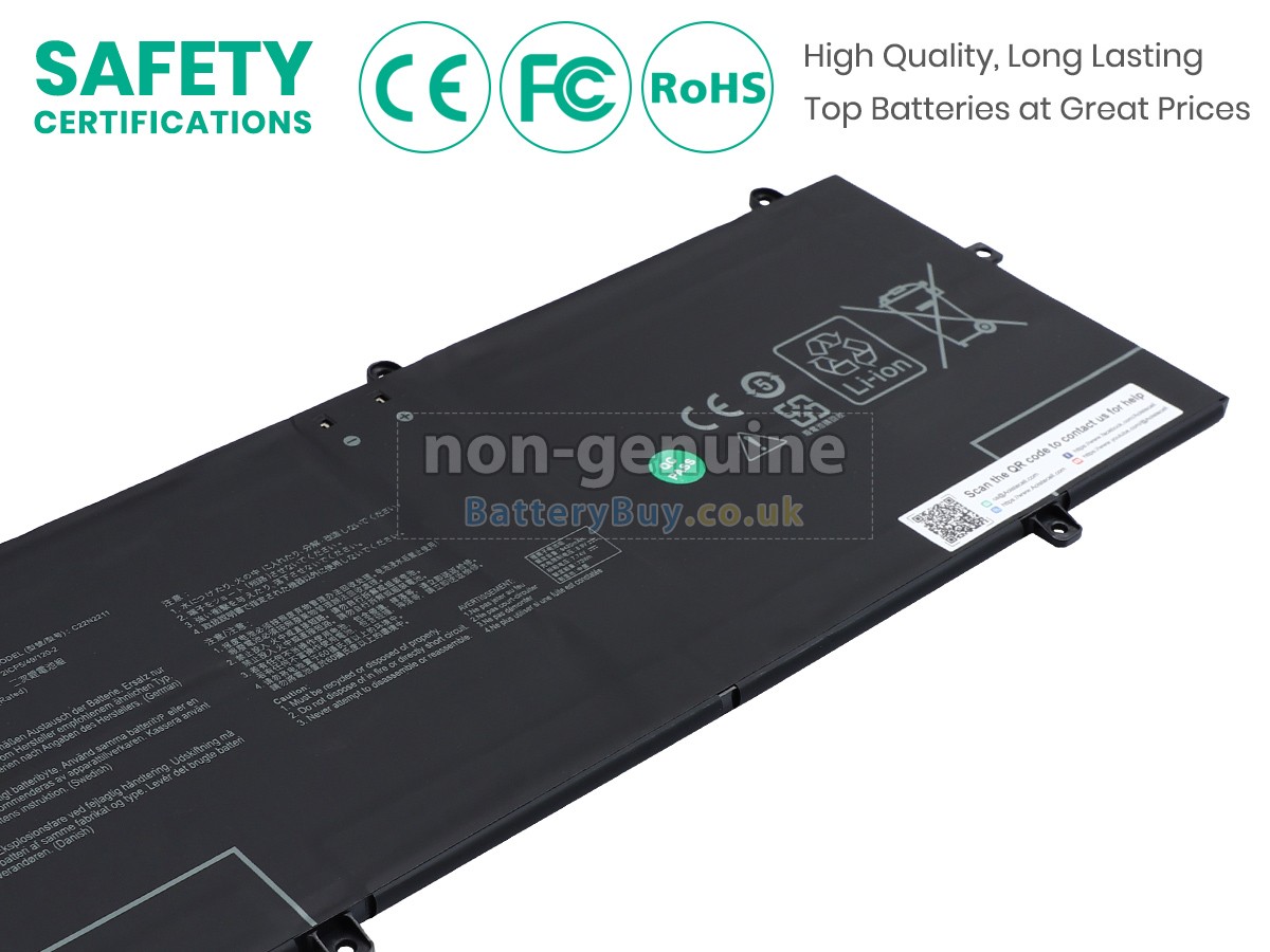 replacement battery for Asus ZenBook 14 OLED UX3405MA-QD089W