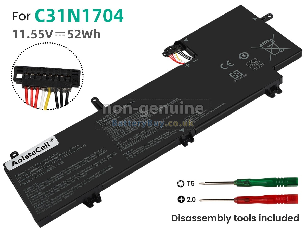 replacement battery for Asus ZenBook Flip UX561UD-E2019T