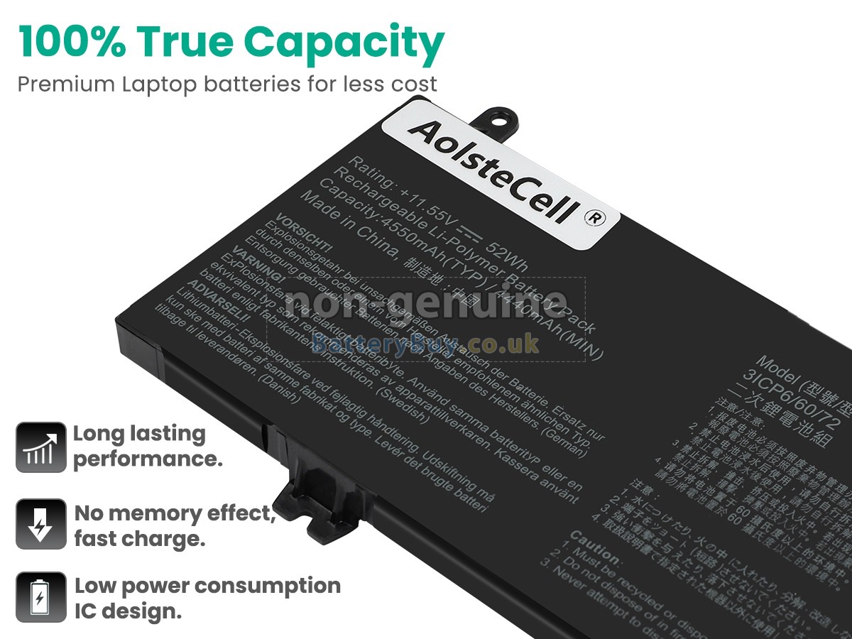 replacement battery for Asus ZenBook Flip UX561UD-E2019T