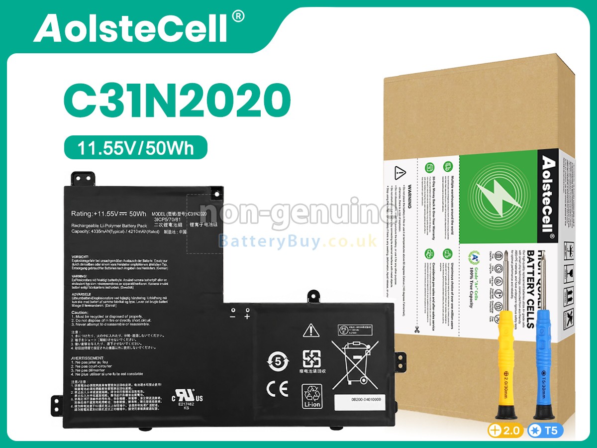 Replacement Battery for Asus 90NX04B2-M004A0