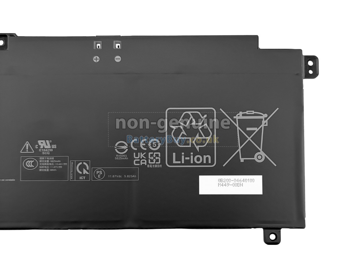 Replacement Battery for Asus VivoBook S16 S3607CA-RP