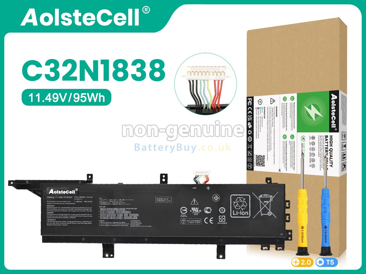 Replacement Battery for Asus ProART STUDIOBook Pro X W730G2T