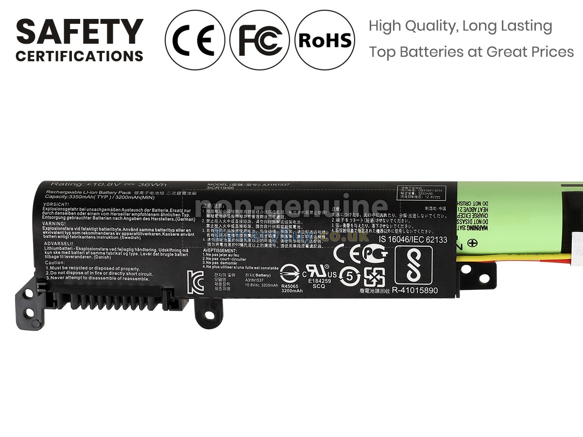replacement battery for Asus X441MA