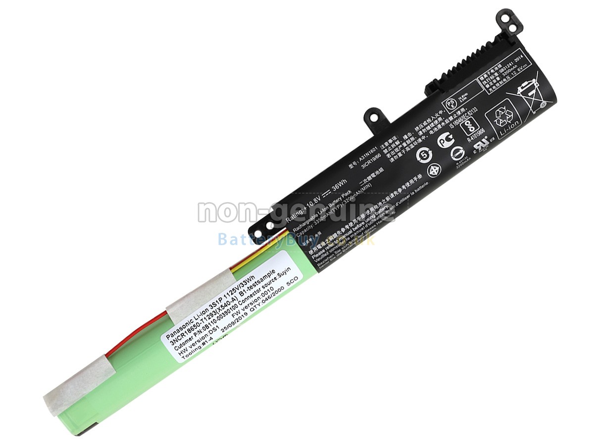 replacement battery for Asus D541NA