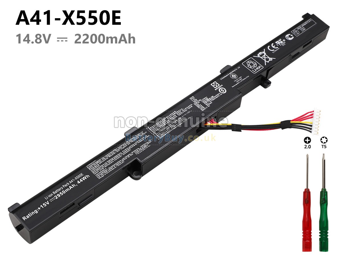 replacement battery for Asus X550ZE-1B