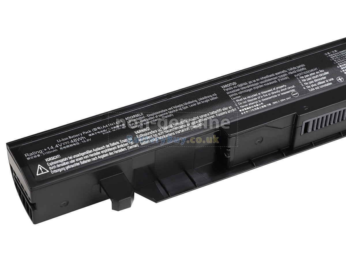 replacement battery for Asus G552VW