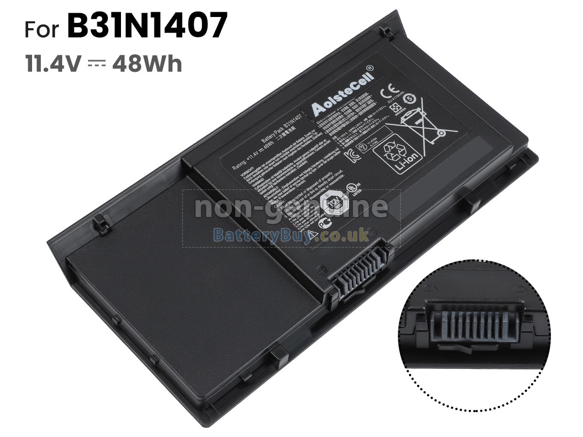 replacement battery for Asus B451JA-1A