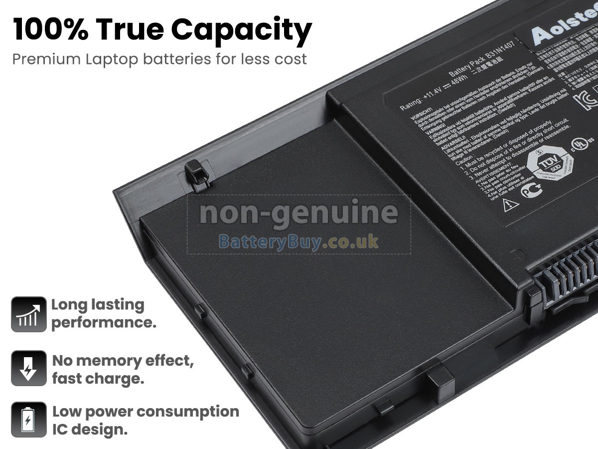 replacement battery for Asus B451JA-1A