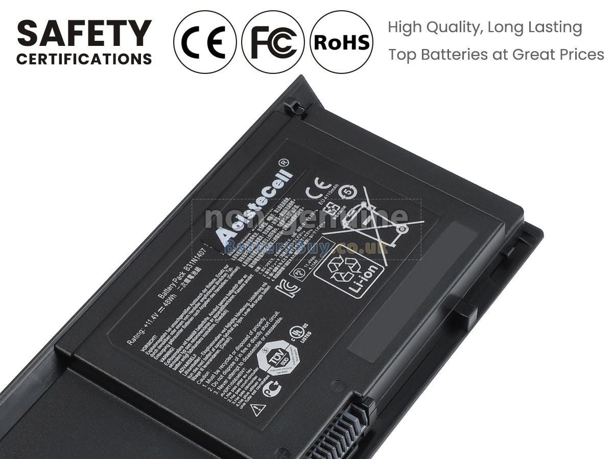 replacement battery for Asus B451JA-1A