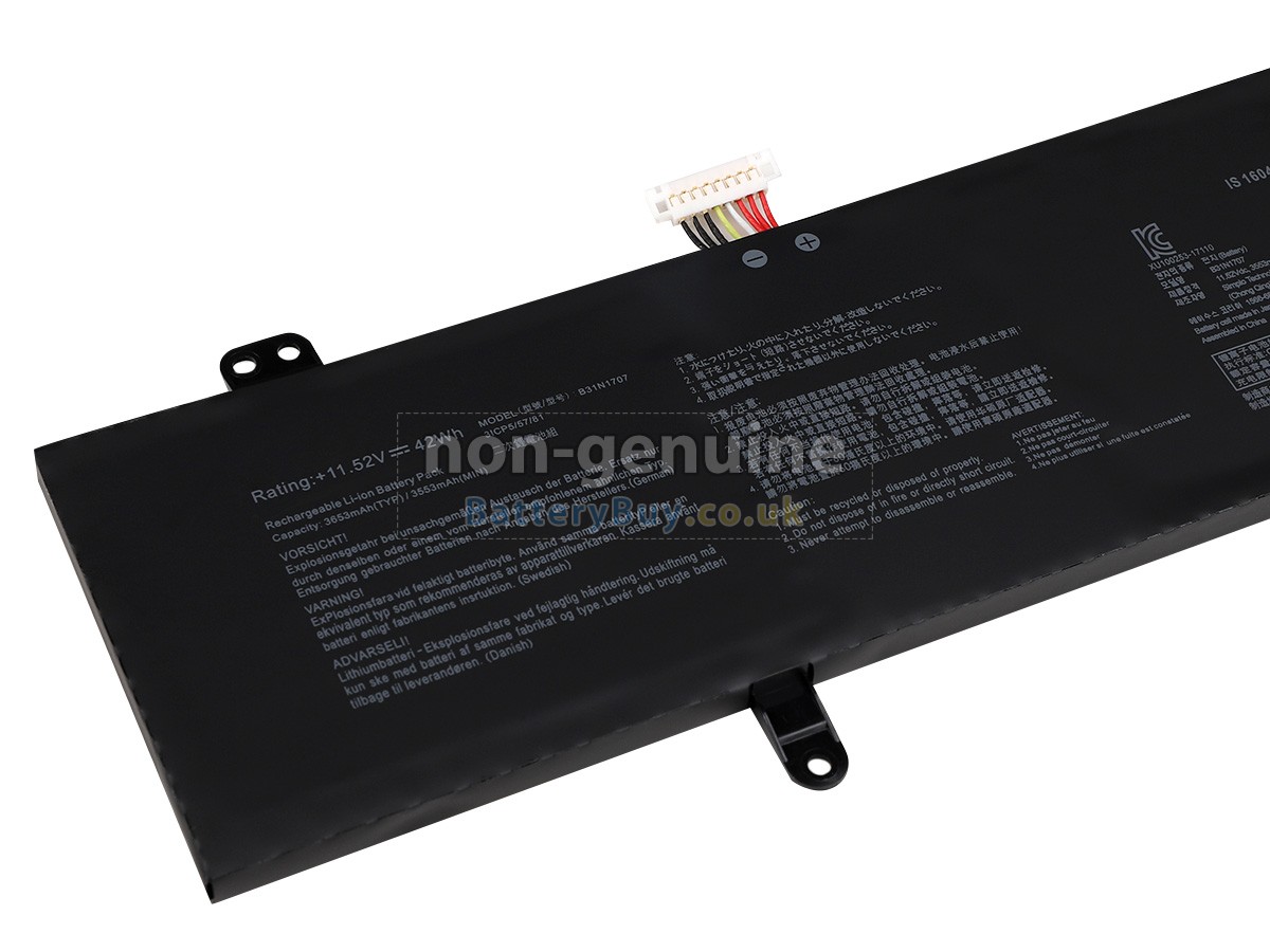 replacement battery for Asus X411UA