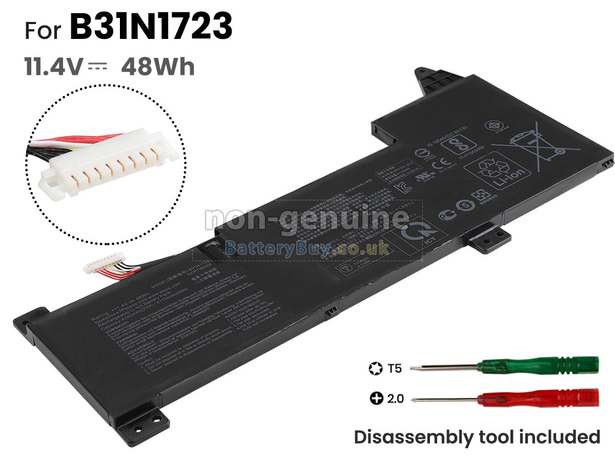 replacement battery for Asus VivoBook X570UD