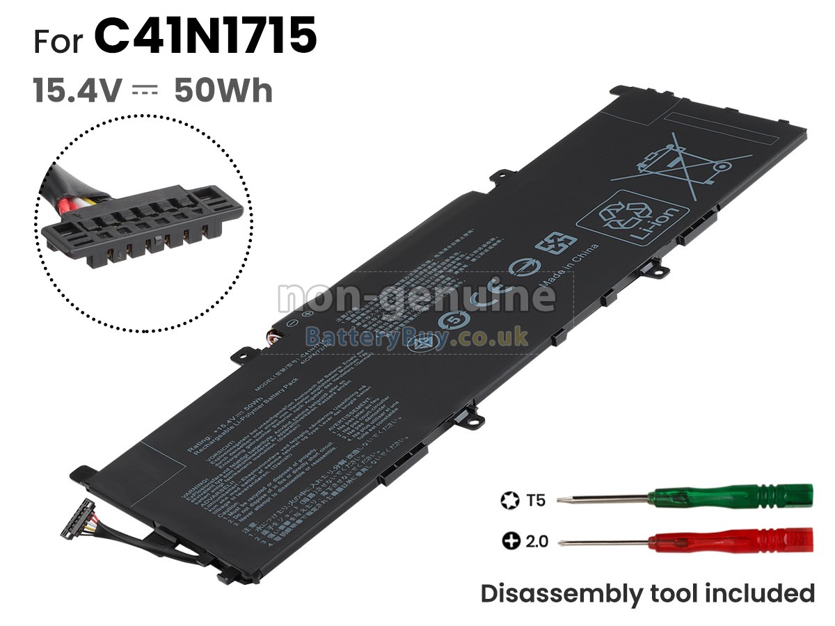 replacement battery for Asus C41N1715