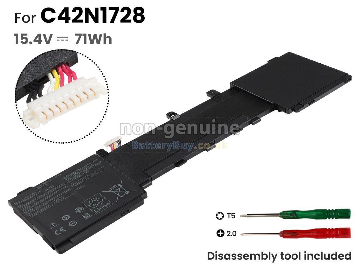 replacement battery for Asus ZenBook Pro UX550GD-BO028T