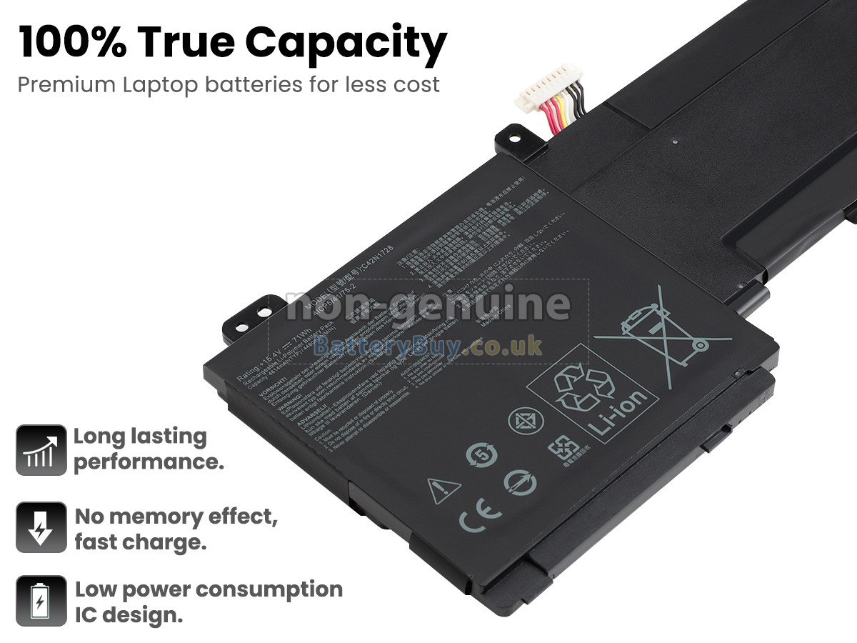replacement battery for Asus ZenBook Pro UX550GD-BO028T