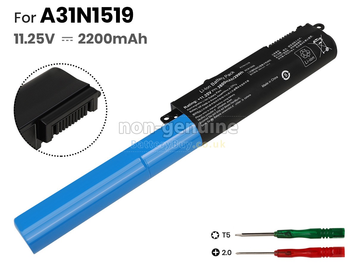 replacement battery for Asus A31LO4Q