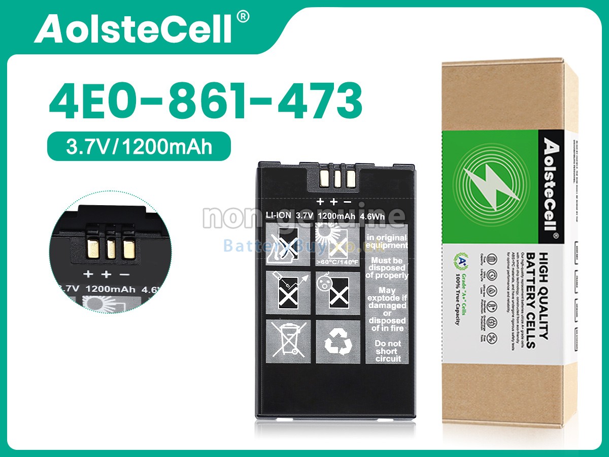 replacement battery for Audi 4E0-861-473
