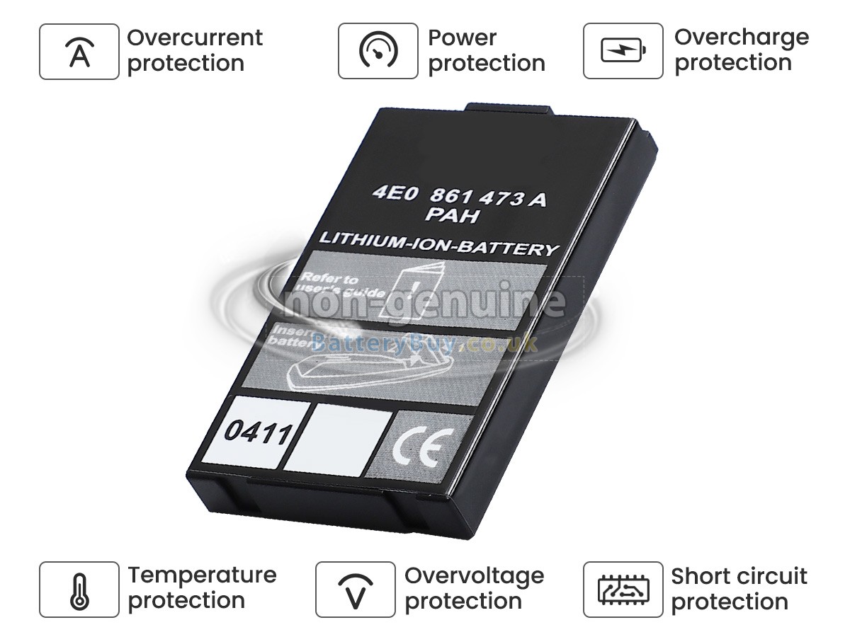 replacement battery for Audi 4E0-861-473