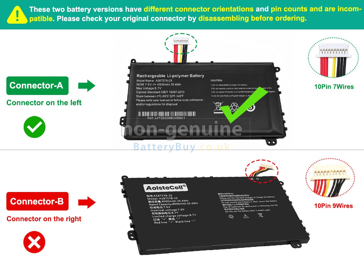 Replacement Battery for AXIOO MYBOOK 14F NBAX21L