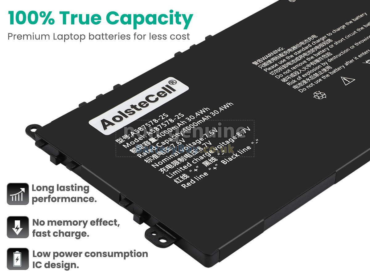 Replacement Battery for AXIOO MYBOOK 14F NBAX21L
