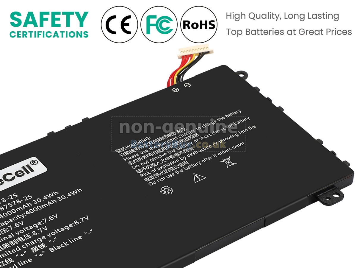 Replacement Battery for AXIOO MYBOOK 14F NBAX21L