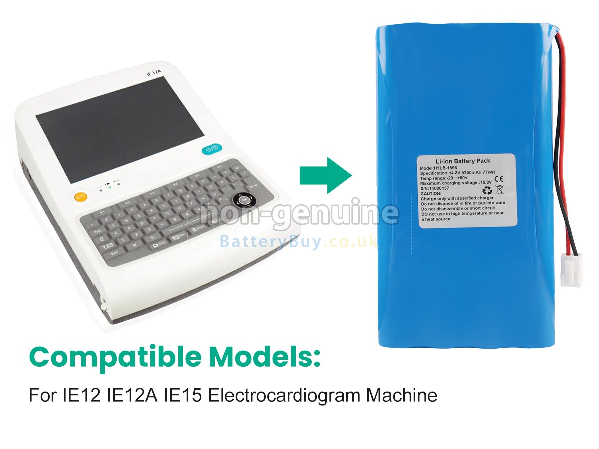 replacement battery for Biocare IE12A