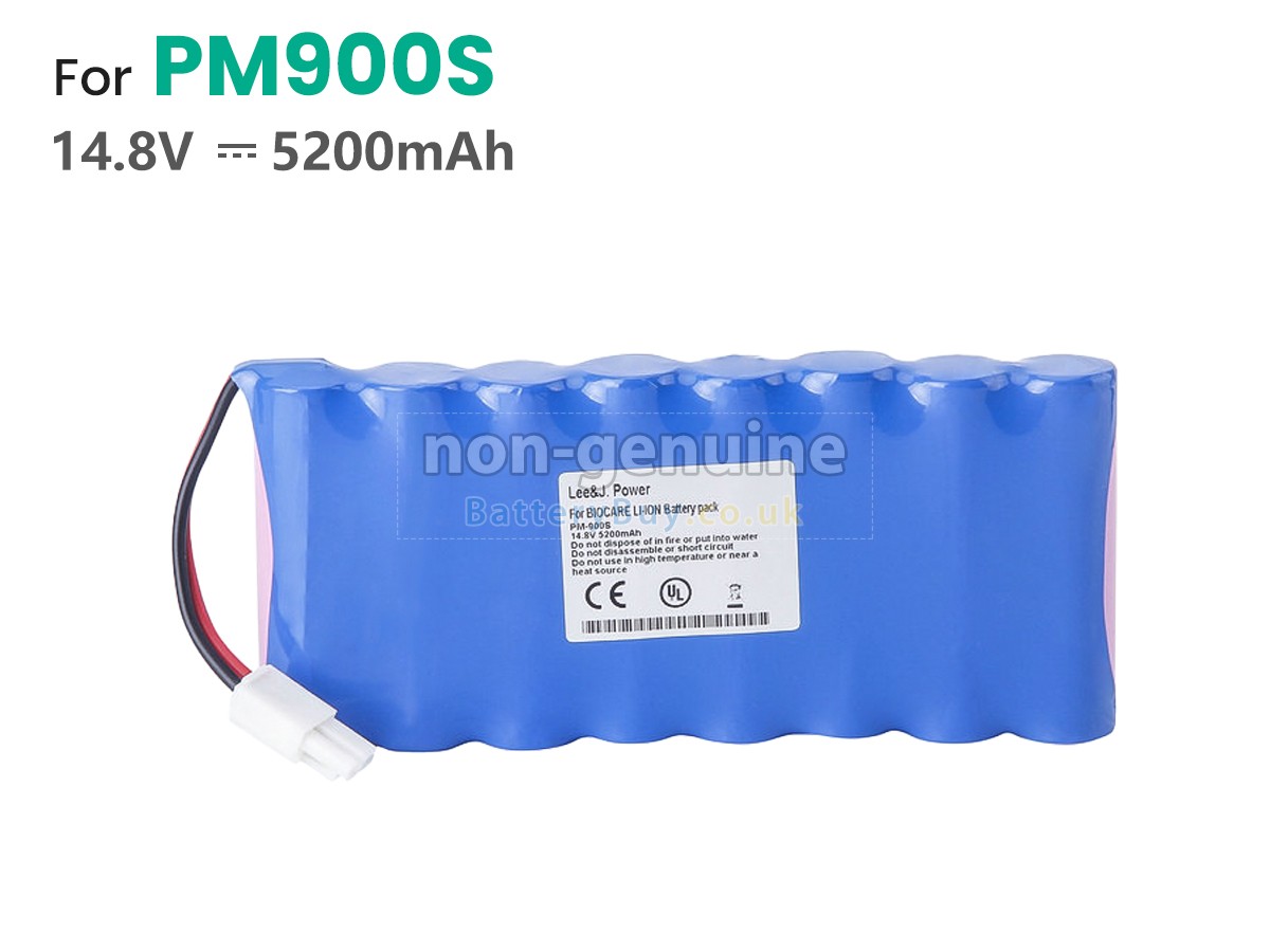 replacement battery for Biocare PM900S