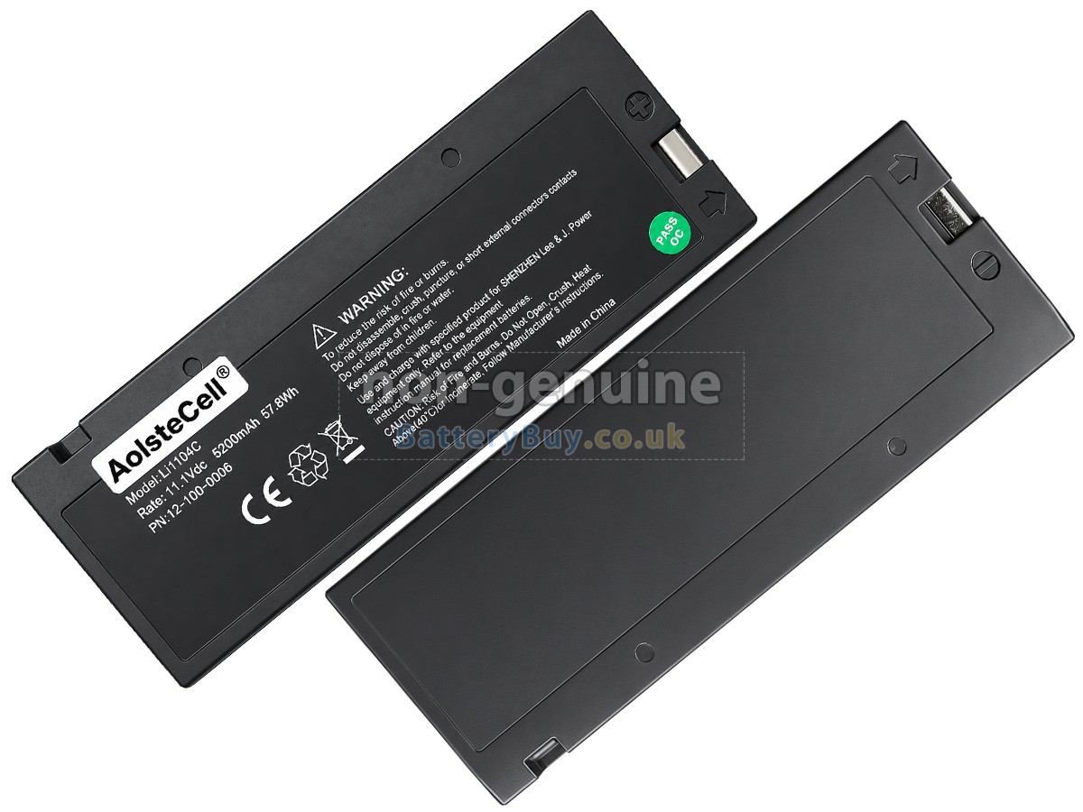 Replacement Battery for Biolight 12-100-0006