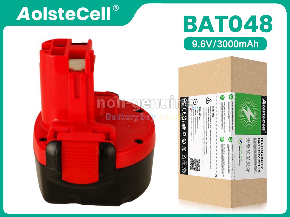 replacement battery for Bosch GSR 9.6-1