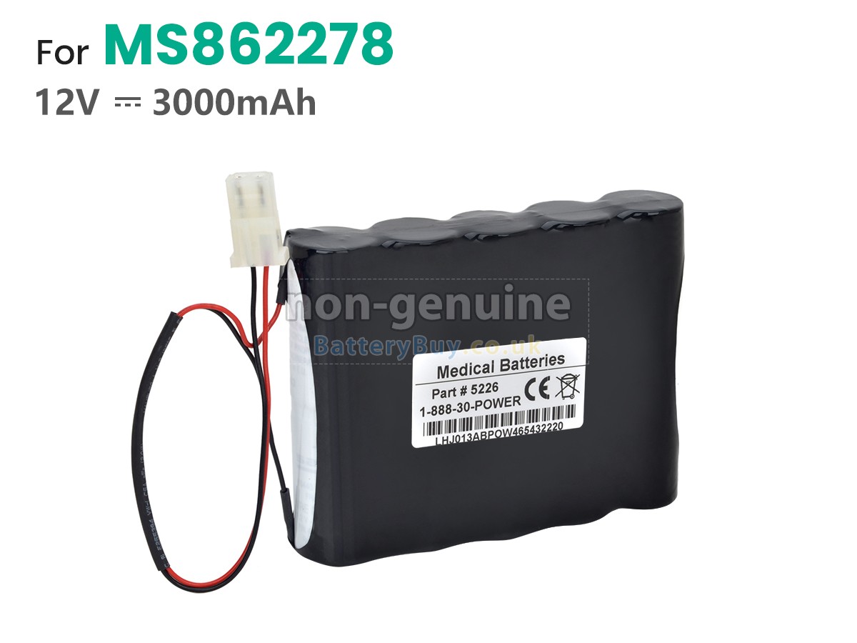 replacement battery for Burdick EK11