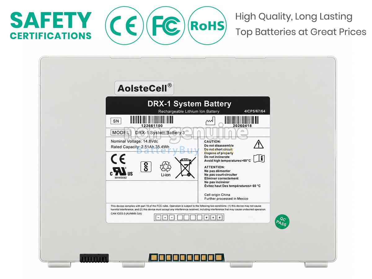 Replacement Battery for Carestream SP6H7200B