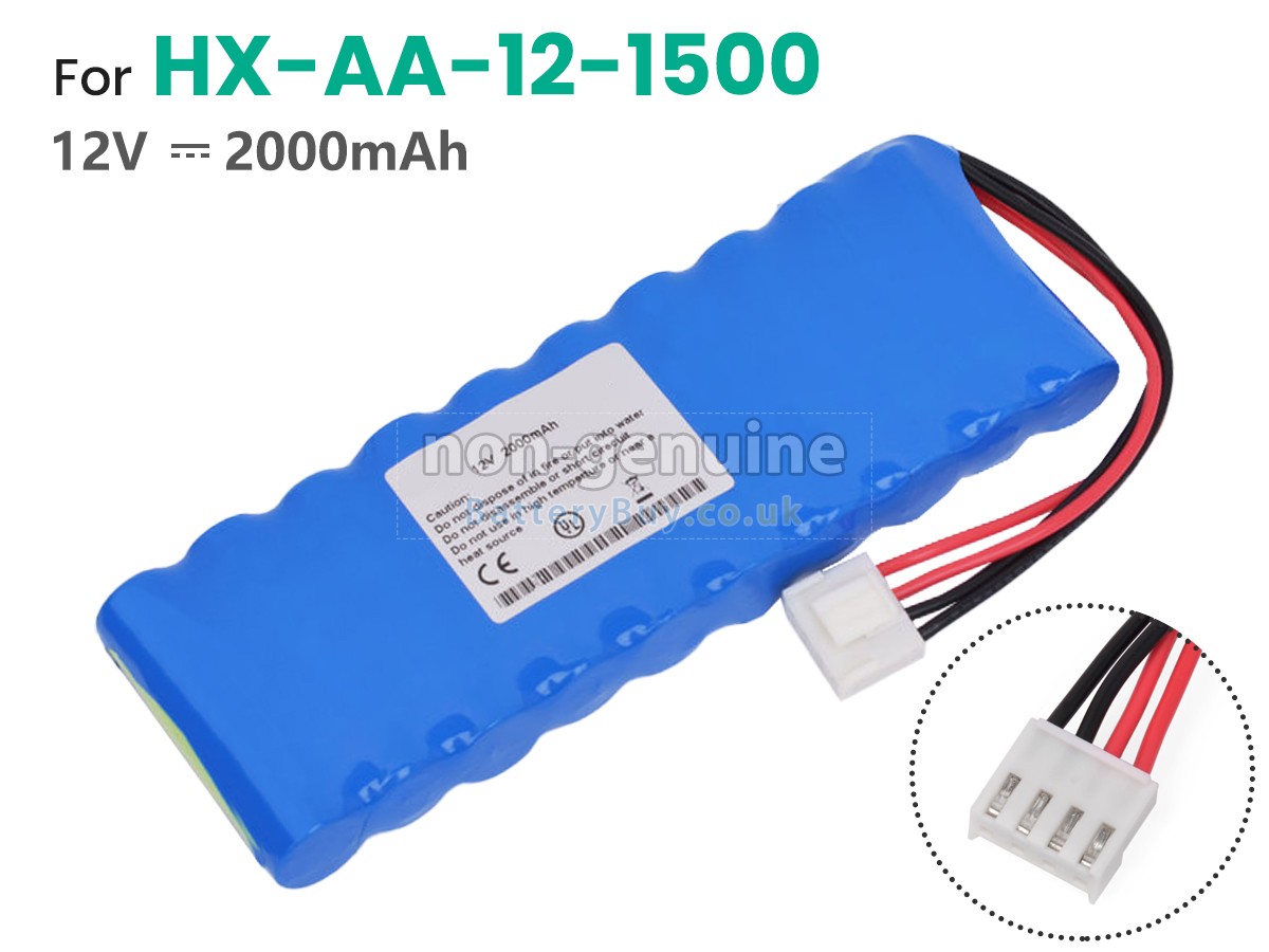 replacement battery for Carewell HX-AA-12-1500