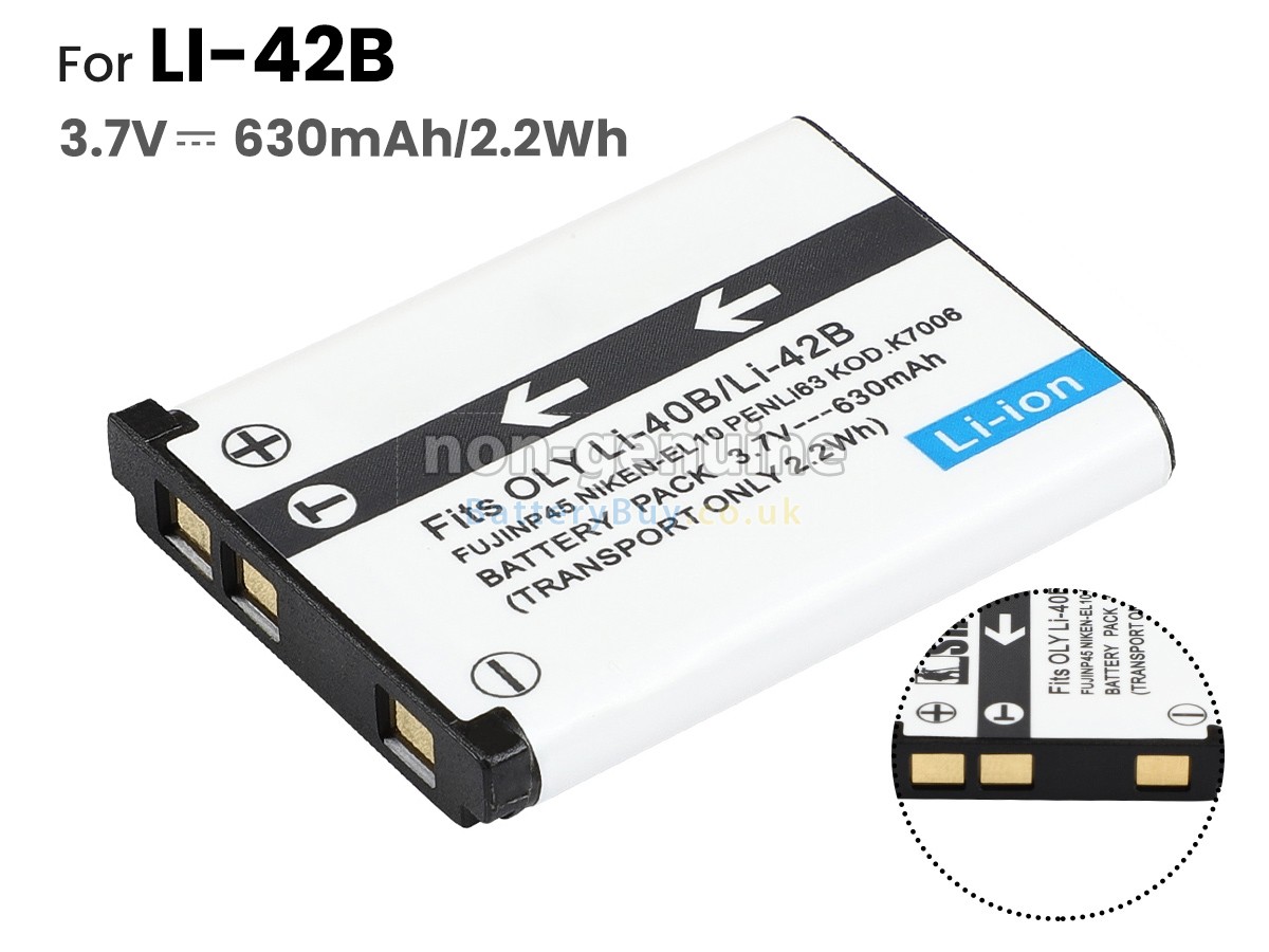 Replacement Battery for Casio NP-80