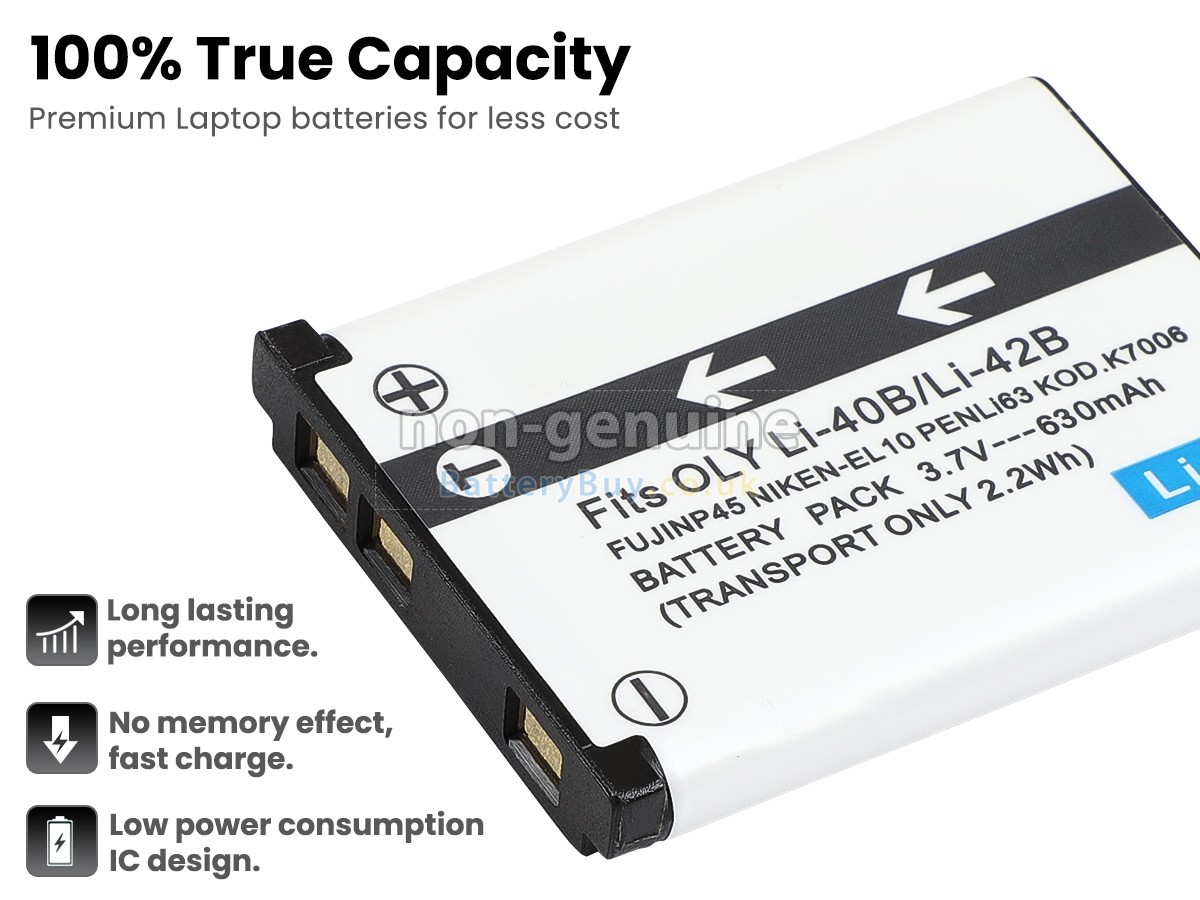 Replacement Battery for Casio NP-80