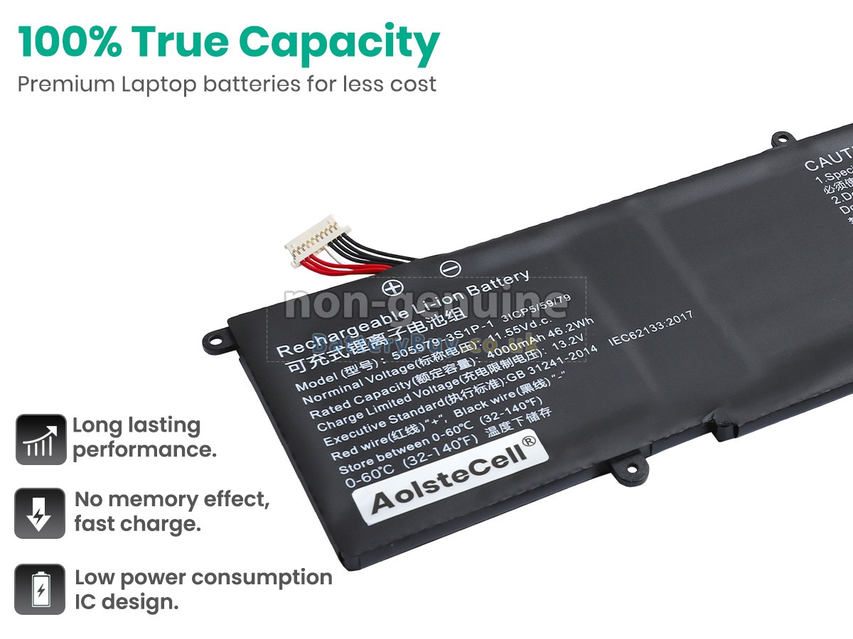 replacement battery for CHUWI 505979-3S1P-1(3ICP5/59/79)